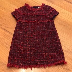 Zara Size 4 Tweed Dress